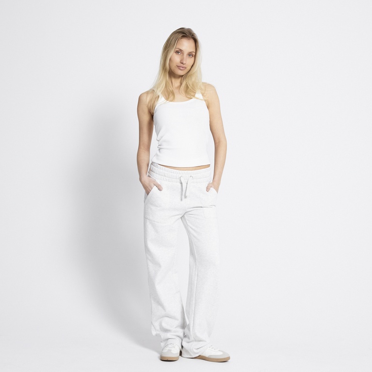 Low waist sweatpants "Stella Low Waist" Light greymelange